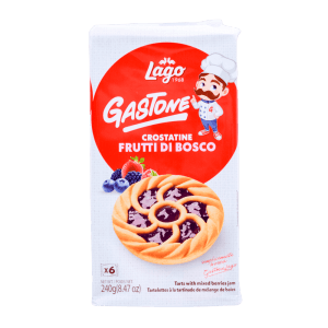 Biscoito Lago Gastone Crostatine Frutti Di Bosco 240G