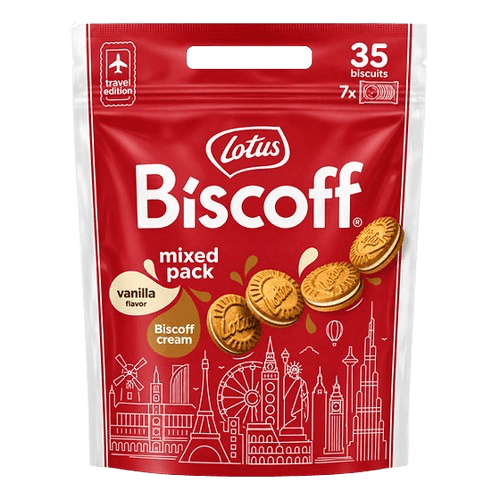 Biscoito Lotus Biscof Mixed Pack 350G