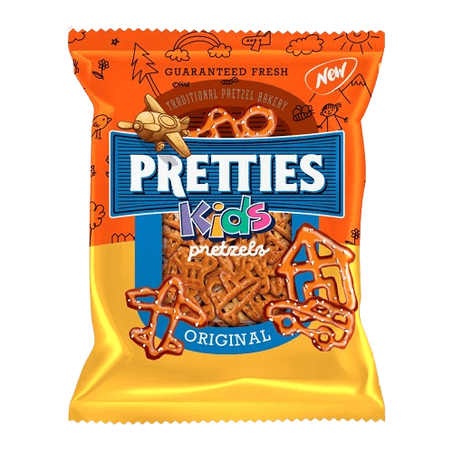 Biscoito Pretties Mini Pretzel Kids Original 200G*