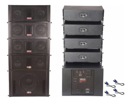 Line Array Ativo Blg Rla-1265A 4/Line+Sub