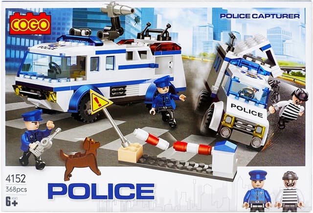 Bloco de Montar Cogo Police Capturer 4152 (368 Peças)