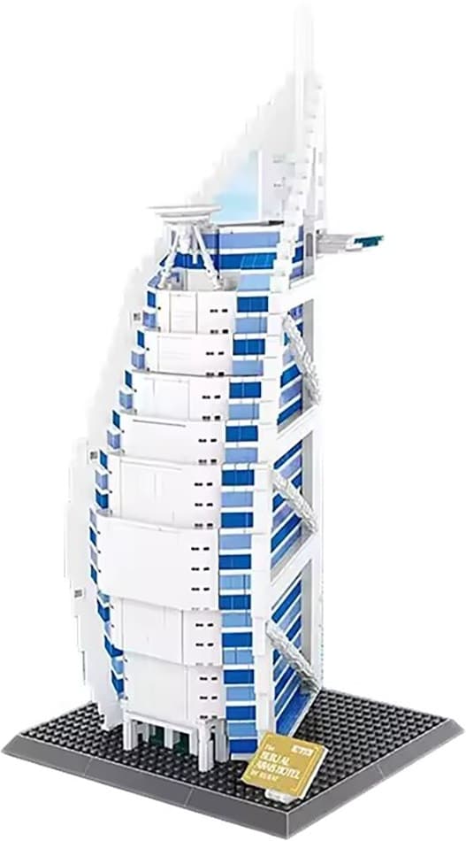 Blocos de Montar Architecture Burj Al Arab Hotel Wange - 5220 (1306 Peças)