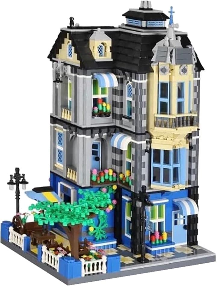 Blocos de Construção Architecture Garden Coffee House Wange - 6310 (2327 Peças)