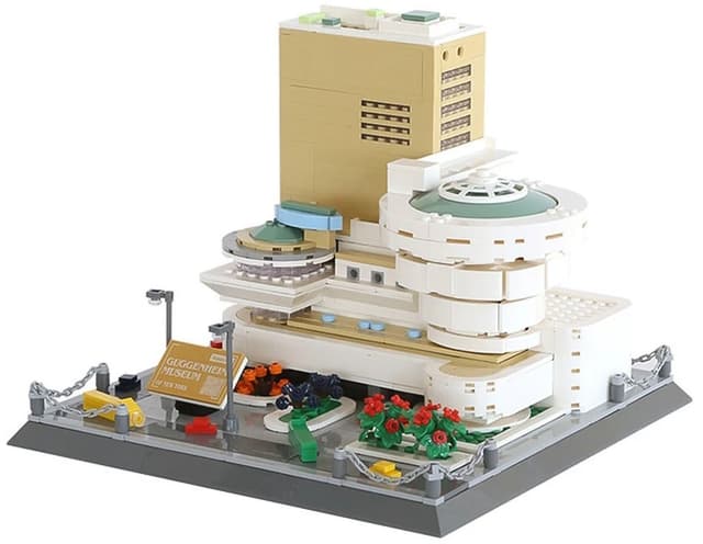 Blocos de Construção Architecture Guggenheim Museum Wange - 5242 (902 Peças)