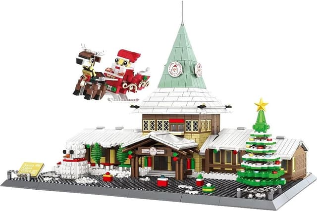 Blocos de Construção Wange Architecture Santa Claus Office - 6218 (2180 Peças)