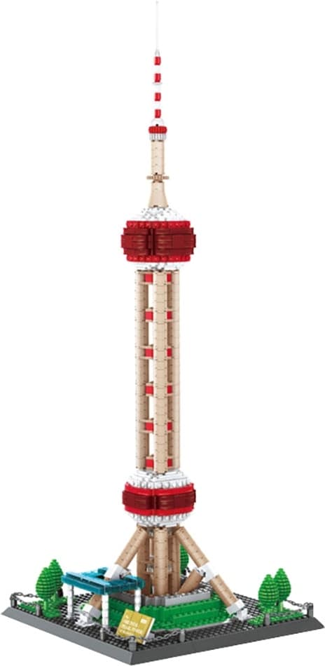 Blocos de Construção Wange Architecture The Oriental Pearl Tower 5224 (1114 Peças)