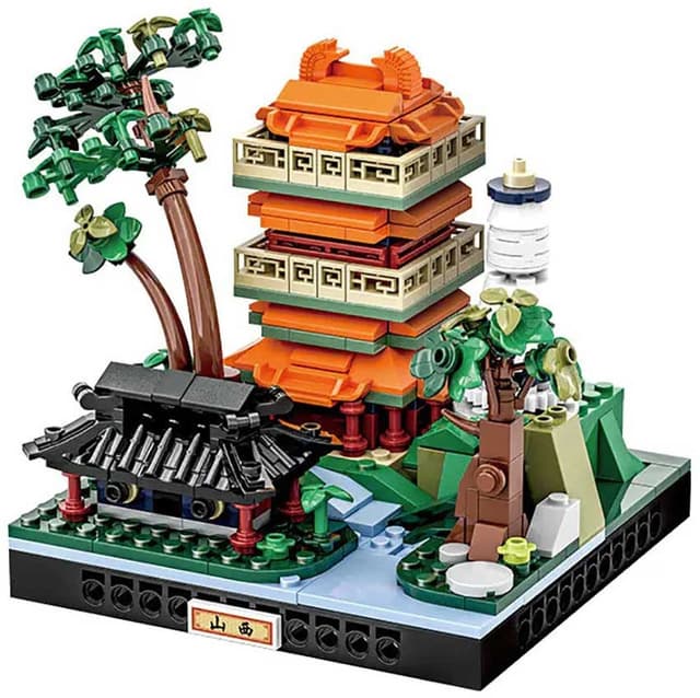 Blocos de Construção Wange City Microcosm 3103 (332 Peças)