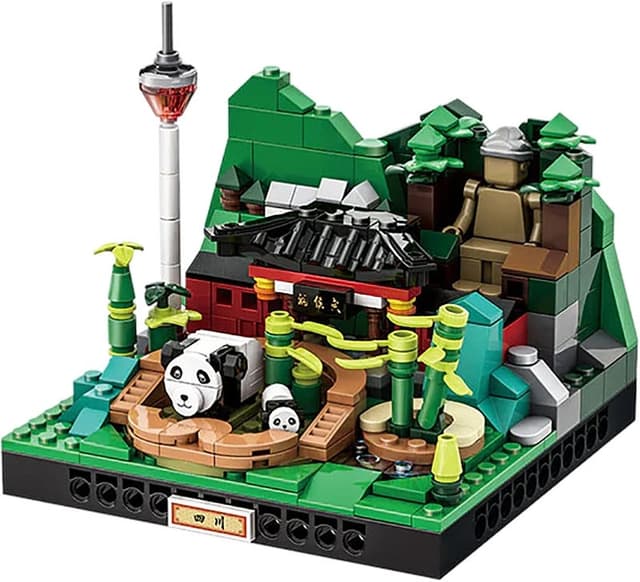 Blocos de Montar Wange City Microcosm Si Chuan - 3105 (294 Peças)