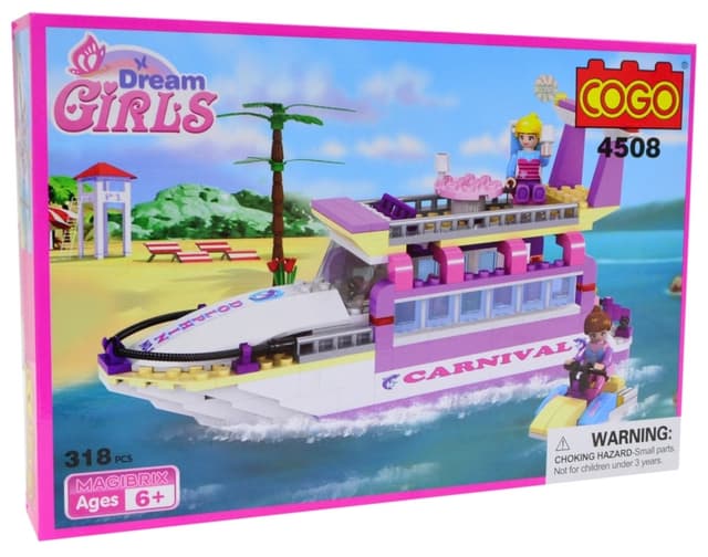 Blocos de Montar Cogo 4508 (318 Pcs)