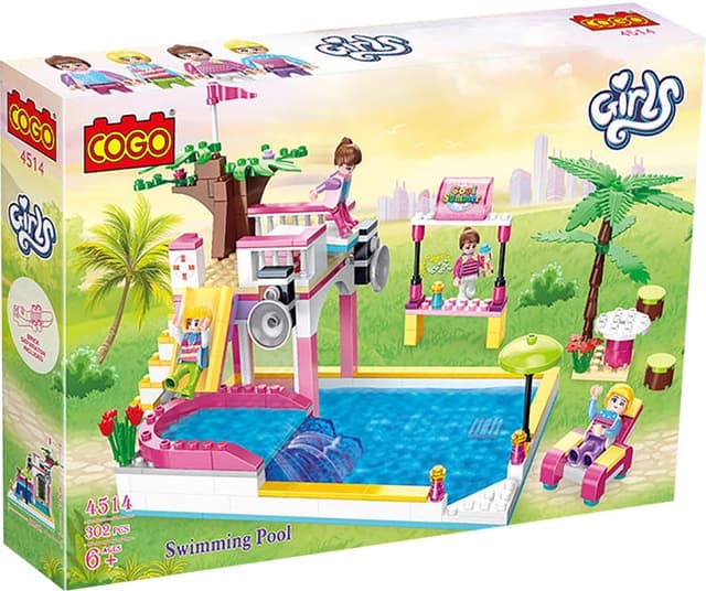 Blocos de Montar Cogo 4514 (302 Peças)