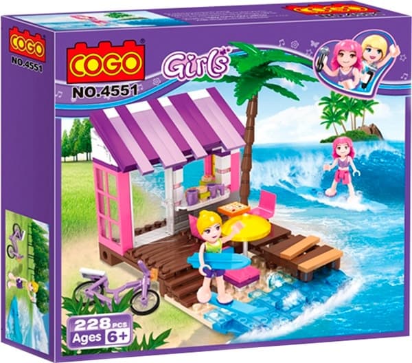 Blocos de Montar Cogo 4551 (228 Peças)