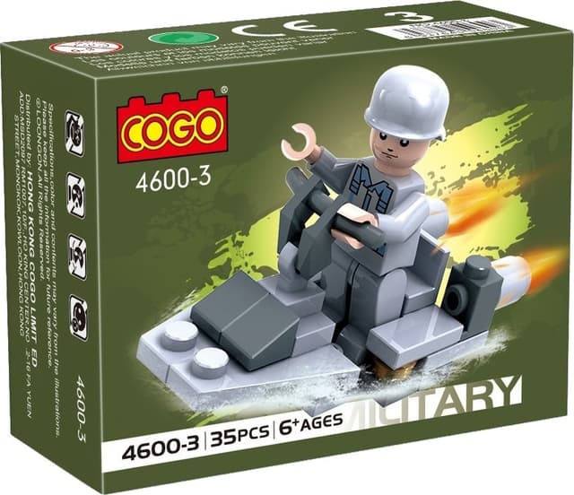 Blocos de Montar Cogo 4600-3 (35 Peças)