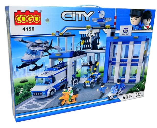 Blocos de Montar Cogo City Posto Policial 4156 (570 Peças)