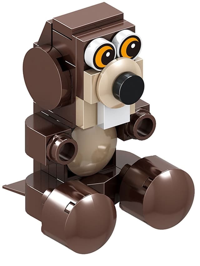 Blocos de Montar Cogo Creator Animais Marmota - 4607-10 (42 Peças)