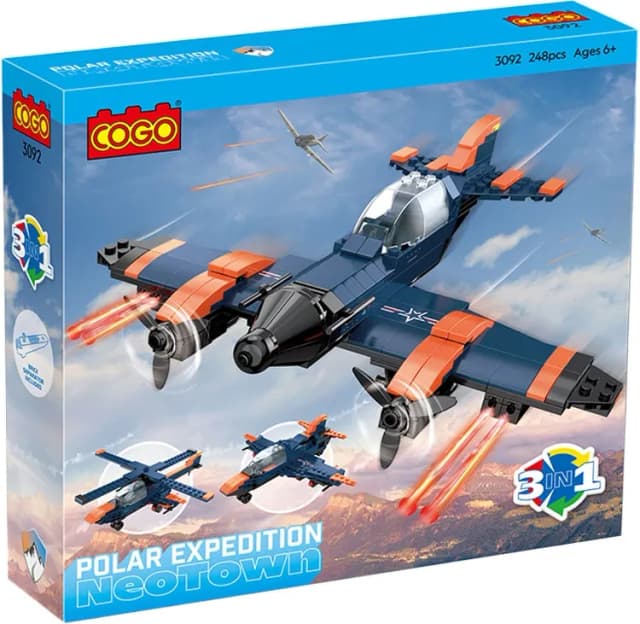 Blocos de Montar Cogo Polar Expedition Neo Town 3In1 - 3092 (248 Peças)