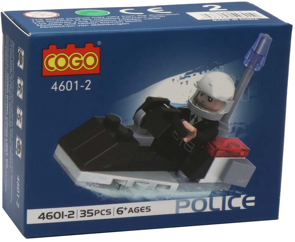 Blocos de Montar Cogo Police Action 4601-2 (35 Peças)