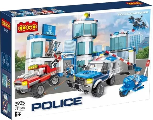 Blocos de Montar Cogo Police Capturer 3925 (731 Peças)