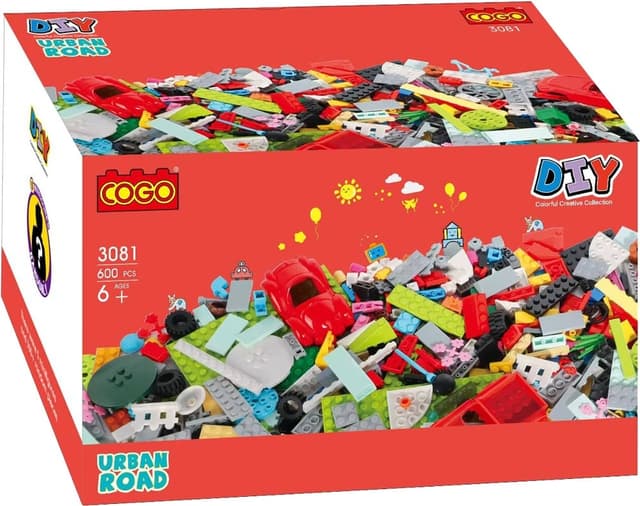 Blocos de Montar Cogo Urban Road 3081 (600 Peças)