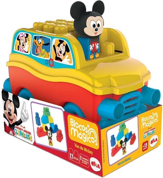 Blocos de Montar Elka Mickey Mouse Club House Disney 1321