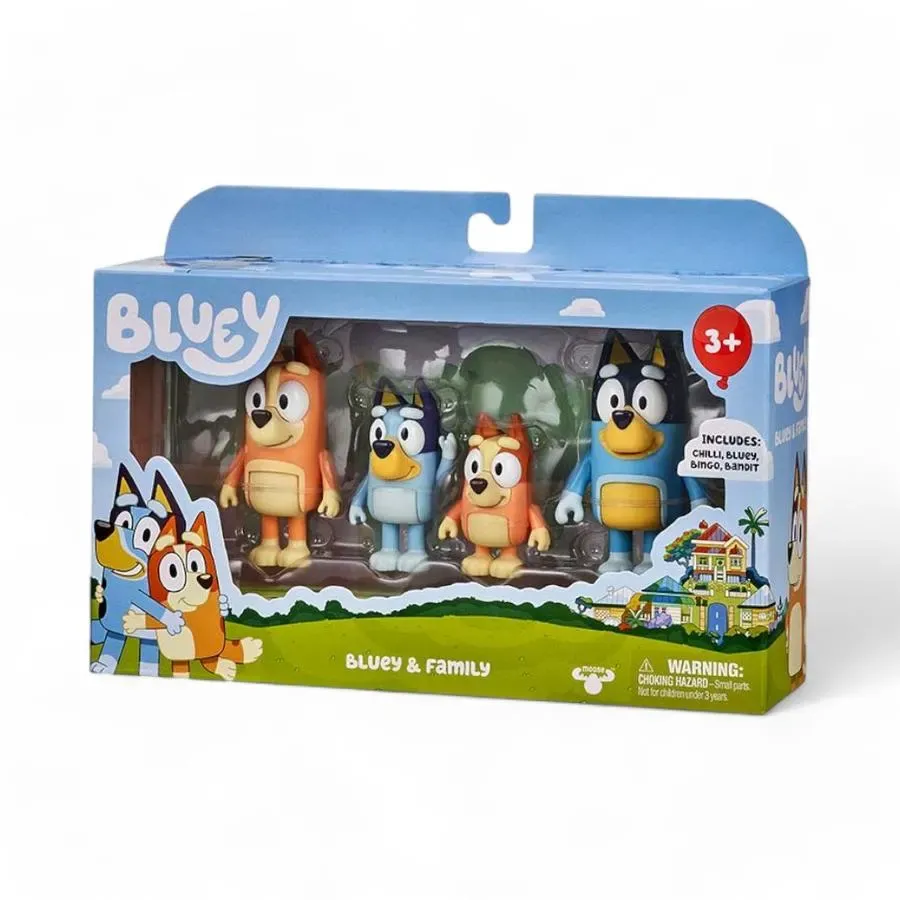 Pack de 4 Personagens Surtidos Bluey S11