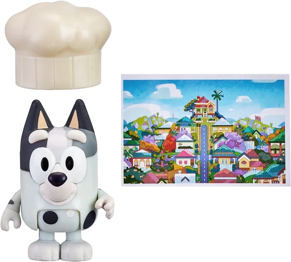 Boneca Bluey Muffin & Chef Hat Moose