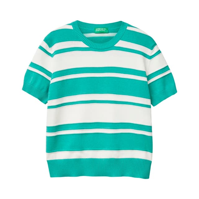 Blusa Benetton 1294E10D0 08N Feminino