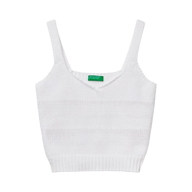 Blusa Benetton 1898Dh018 101 Feminino