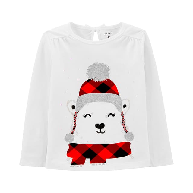 Blusa de Manga Longa Infantil Menina Carter's 1J724110