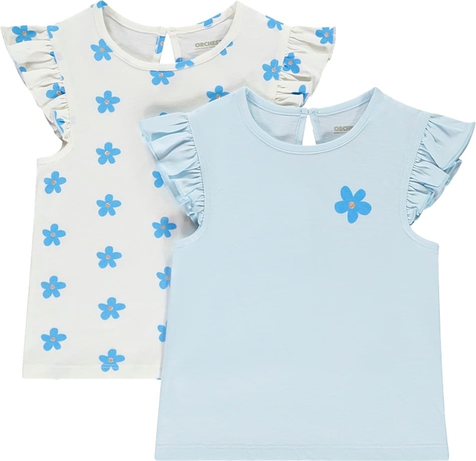 Blusa para Bebê Orchestra HI02H6-Ecr - Feminino (2 Unidades)
