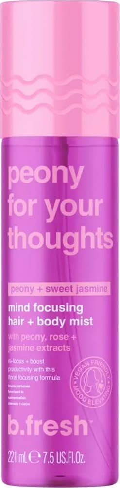 Body Spray B.fresh Peony For Your Thoughts Hair+Body Mist - 221mL
