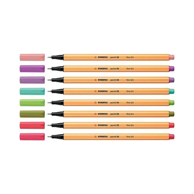 Caneta Marcadora Stabilo Fineliner Point 88 0.4Mm Sortida 1 Peça