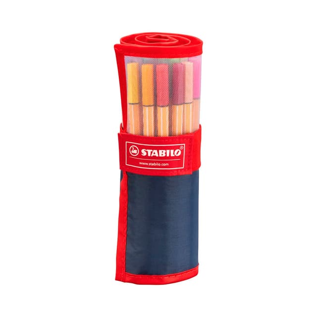 Caneta Marcadora Fineliner Stabilo Point 88 0.4Mm com 25 Unidades