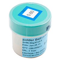 Bolinhas de Solda Bga 0.60Mm 250K Lead Free