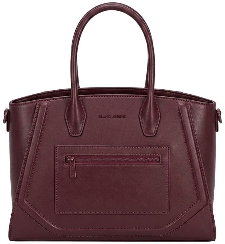 Bolsa David Jones Feminina Cm7737 Windsor Wine