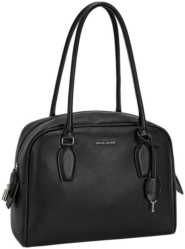 Bolsa David Jones Feminina Cm7748 Preta