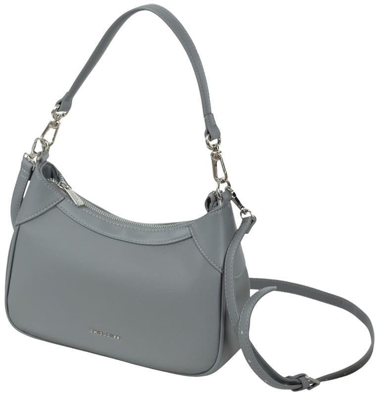 Bolsa David Jones Feminina Cm7823 Cinza Aço