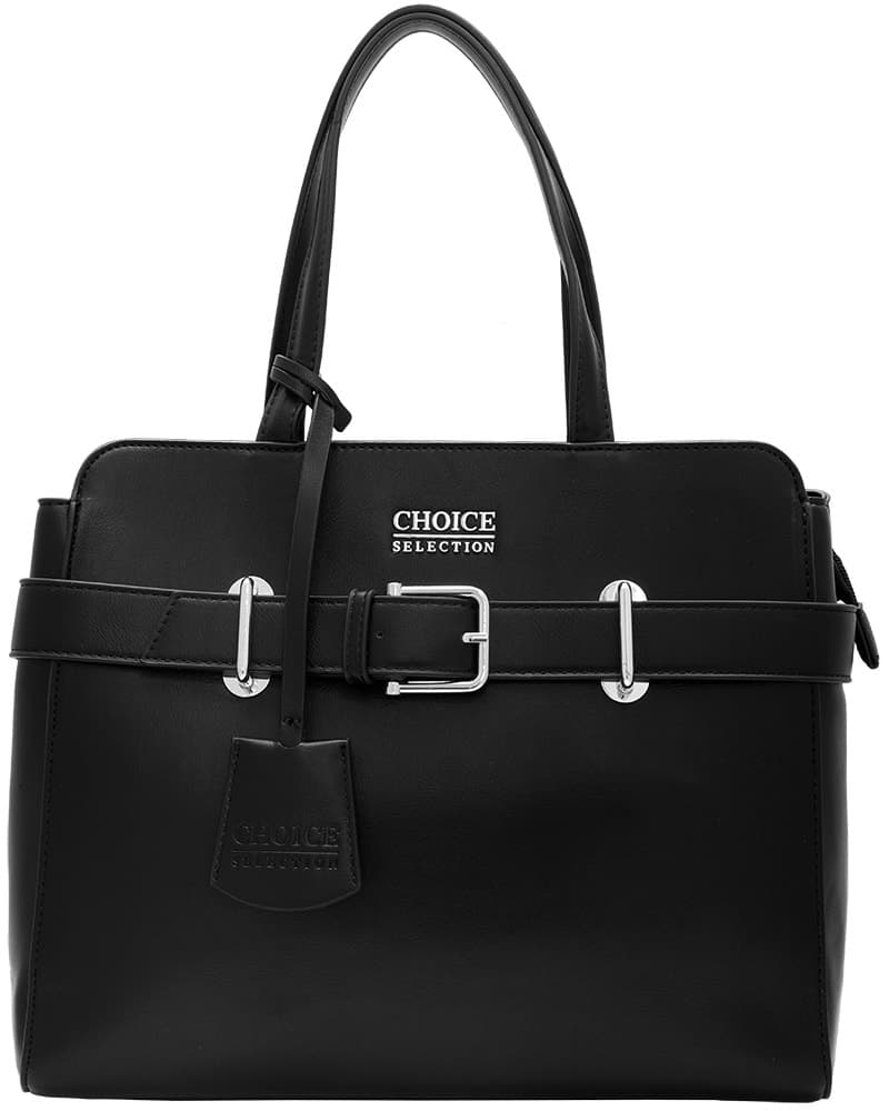 Bolsa Feminina Choice F253765B Preta/Prateada