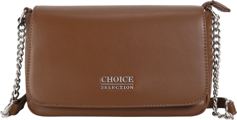 Bolsa Feminina Choice T234317B Marrom/Prateado