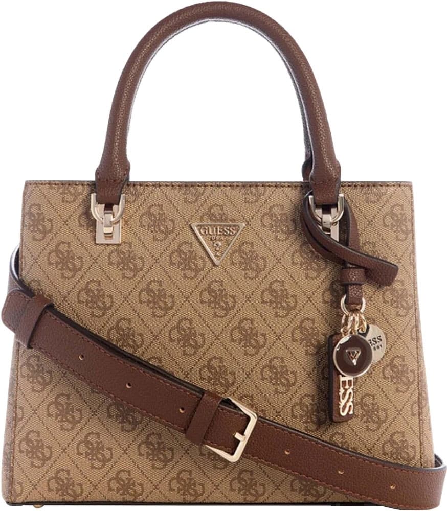Bolsa Feminina Guess Bg967205 Latte Logo Brown