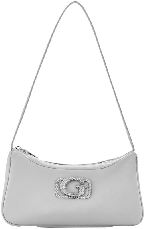 Bolsa Guess Prue Mini Feminina Prateada