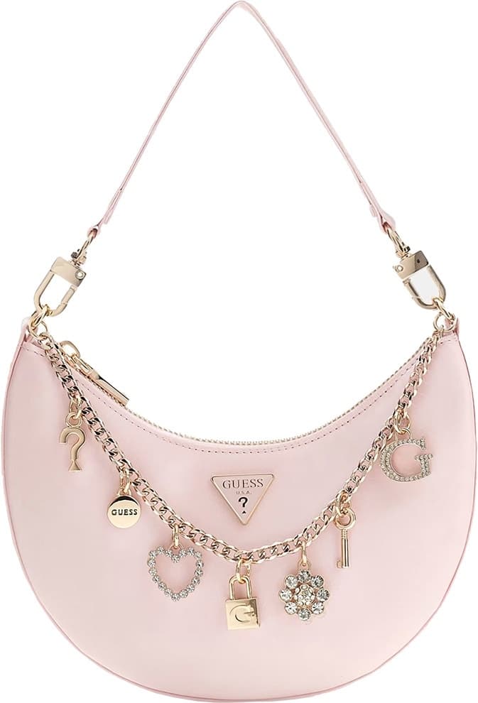 Bolsa Feminina Guess Es993172 Rosa Claro