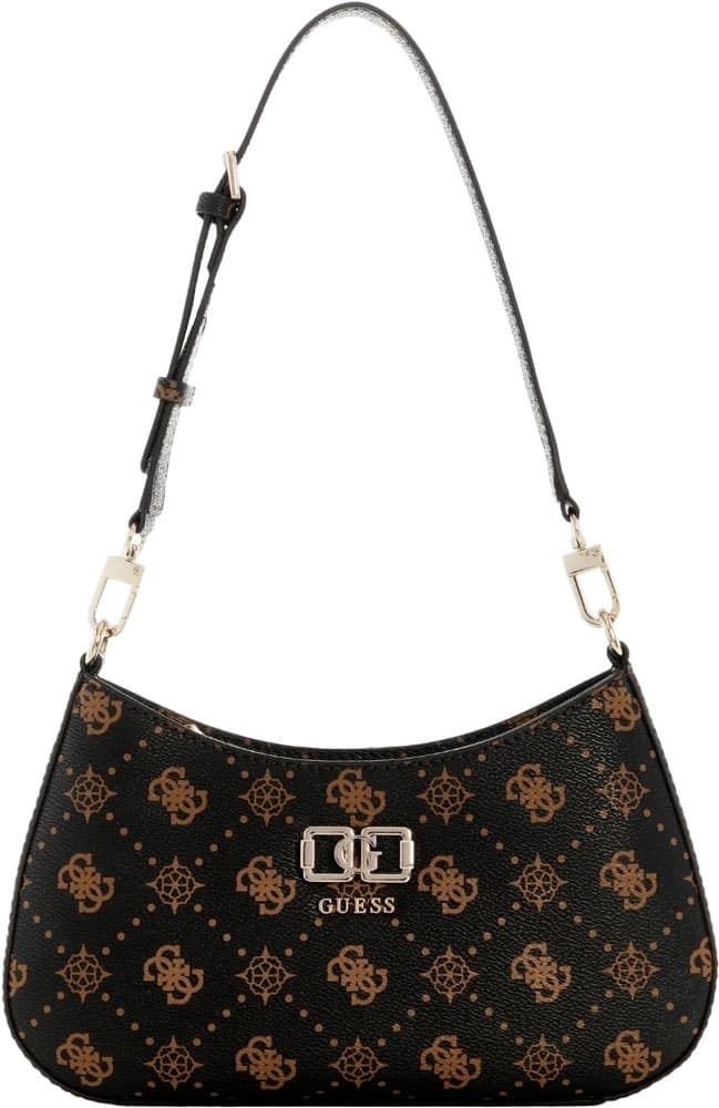 Bolsa Feminina Guess Gp992818 Espresso Logo