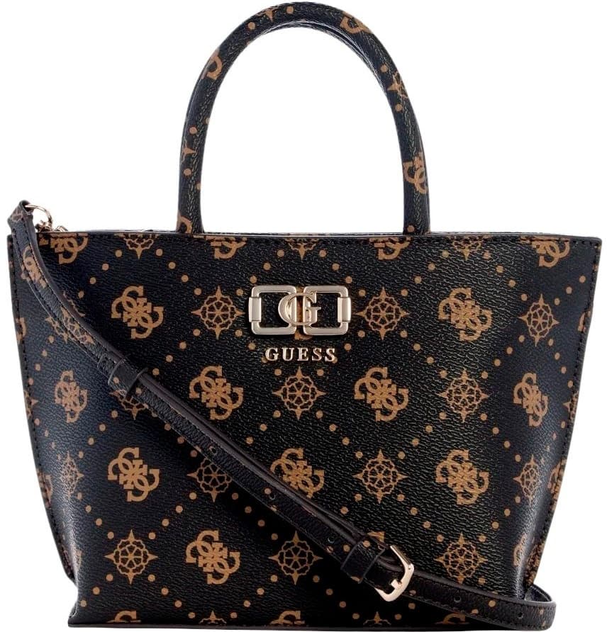 Bolsa Feminina Guess Gp992875 Espresso Logo