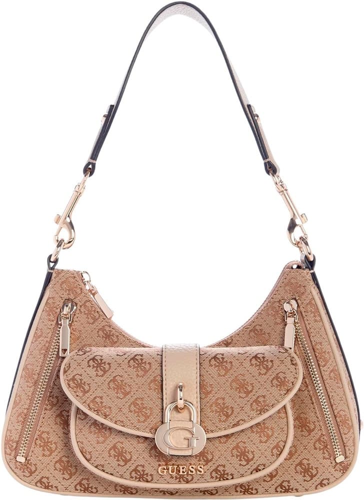 Bolsa Feminina Guess Latte Logo