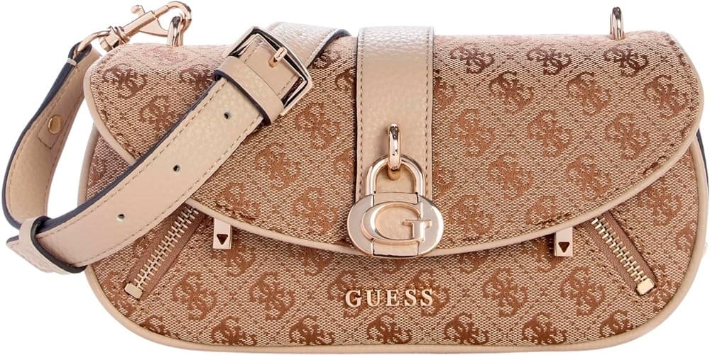 Bolsa Guess Feminina Latte Logo