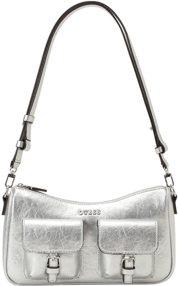 Bolsa Feminina Guess Ty993017 Prateada