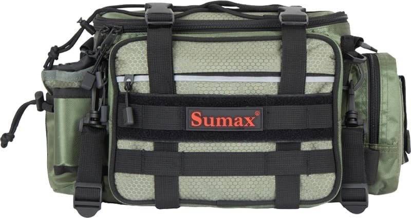 Bolsa Sumax Sm1821 com Caixa de Iscas - Verde