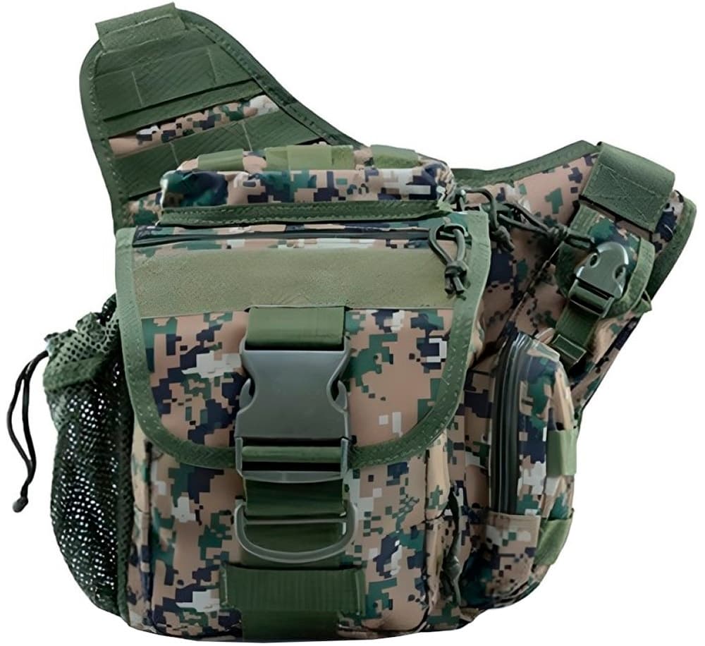 Bolsa Tática Doberman 5L Camuflada Verde
