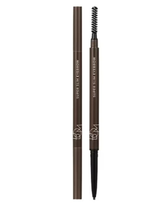 Lápis de Sobrancelha Beauty Of Majesty Super Slim #01 Charcoal Brown