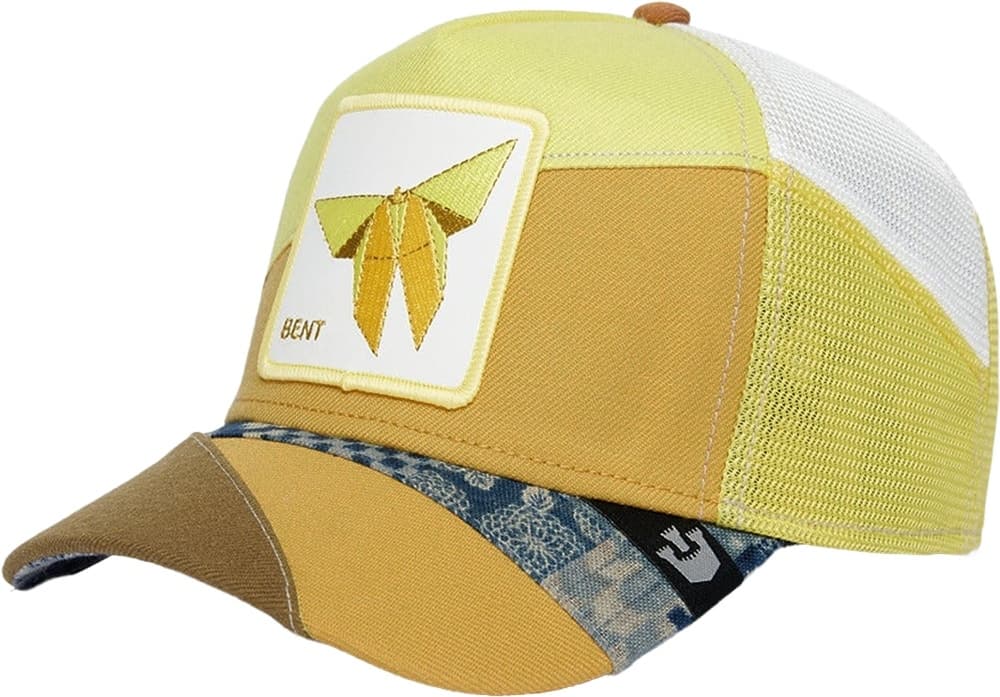 Boné Goorin Bros Farmigami Transform Bent Amarelo